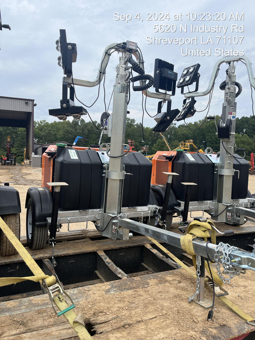 2024 Wanco WLTT-4MM4K Diesel, Deep Sea Controller, Shore Power Plug, Auto Start, (4) 350W LED Floodlights, 4kW Generator, 60 Gal Fuel Tank, 2" Ball, T3