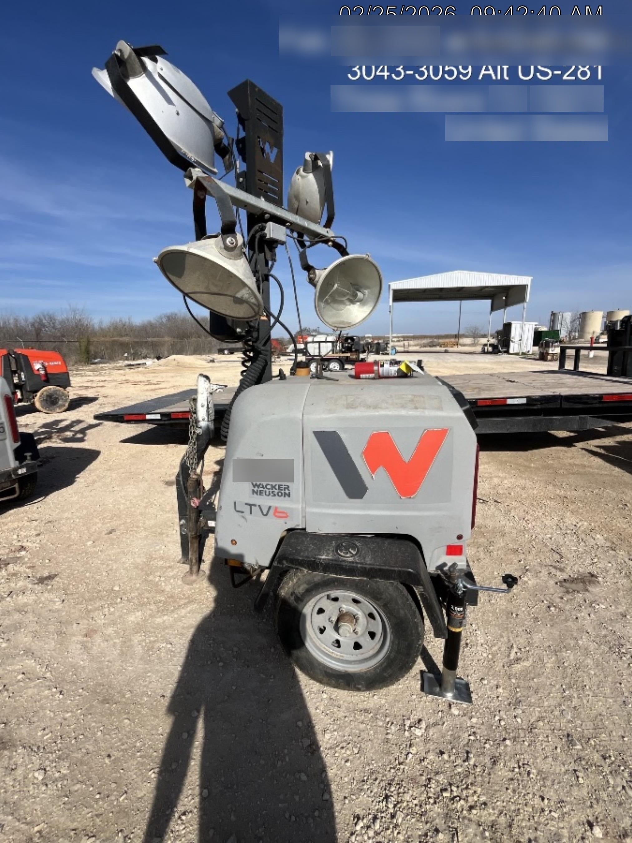 Wacker Neuson LTV6K-MH Power mast, 1100W MH