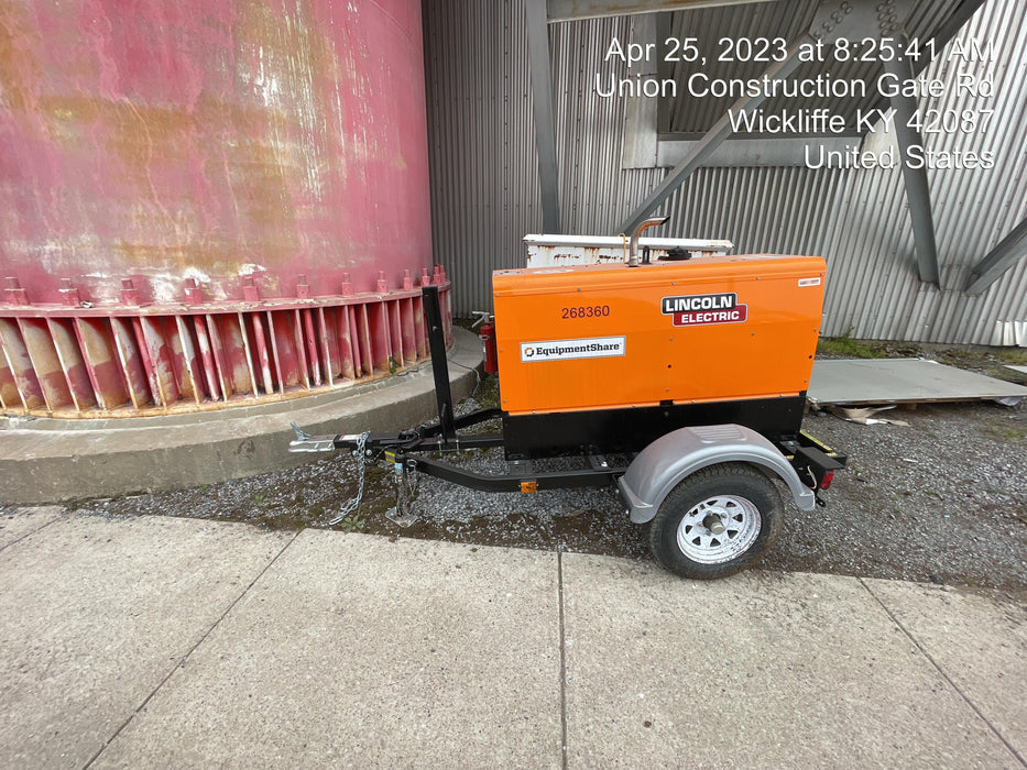 2022 Lincoln Electric LE400 Kubota V1505, Trlr, Cable Rack, Light Kit, ES Decals, T3