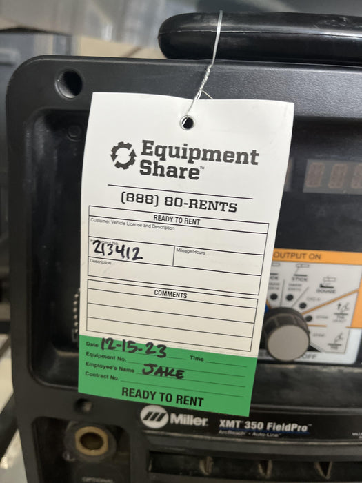 2021 MILLER ELECTRIC XMT 350