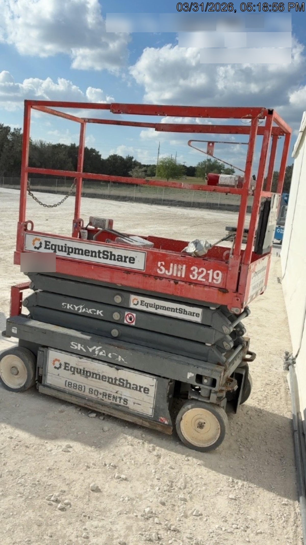 2019 Skyjack SJIII-3219 Standard w/Trojan Batteries