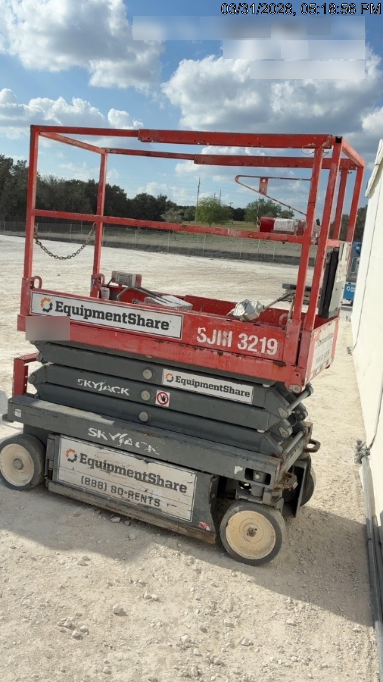 2019 Skyjack SJIII-3219 Standard w/Trojan Batteries