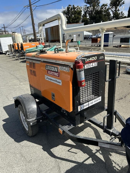 2023 Lincoln Electric LE400 Kubota V1505, Trlr, Cable Rack, Light Kit, ES Decals, T3