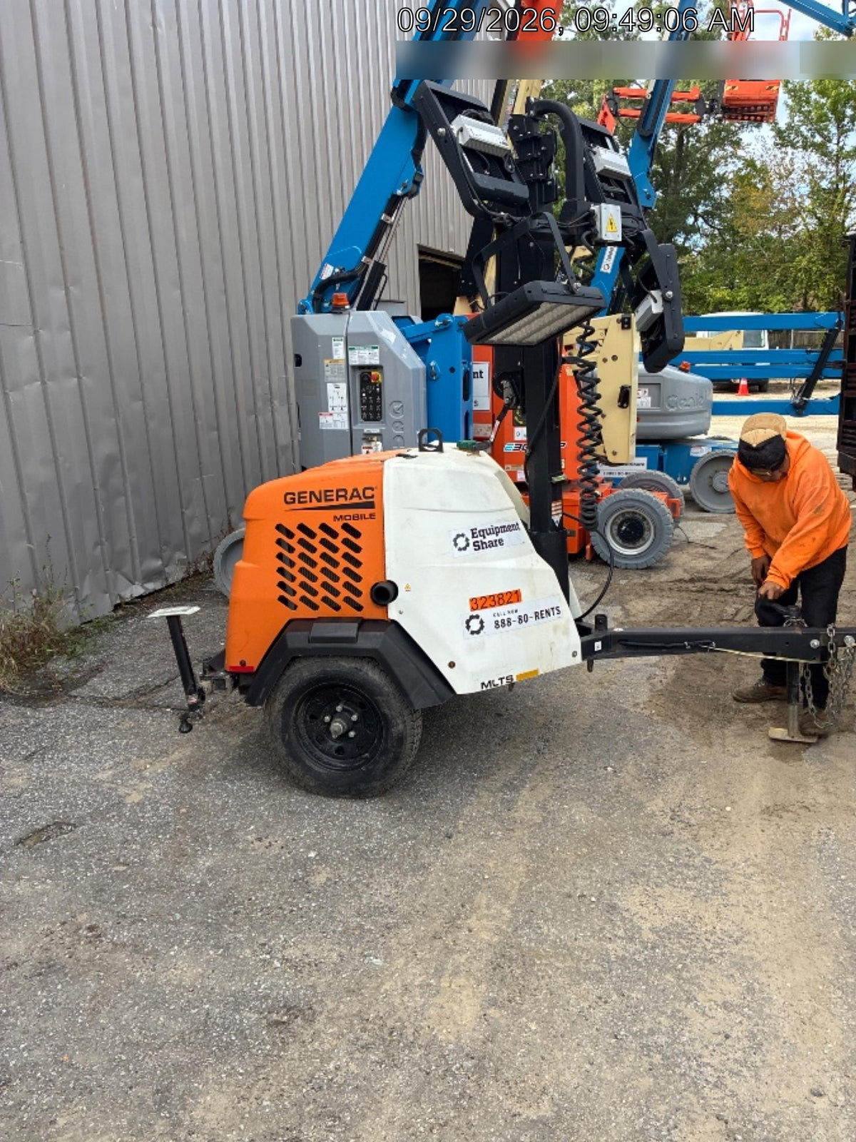 2023 Generac MLT2 Diesel, Flex Switch 120V Input, Powerzone Controller, (4) 320W LED Lights, 4kW Generator, 39.9 Gal Fuel Tank, 2" Ball, T3