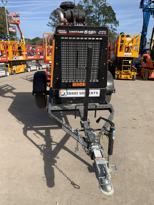 2021 Lincoln Electric Vantage 549X Ready Pak 3, ORANGE (includes trailer, cable rack, fender light kit)