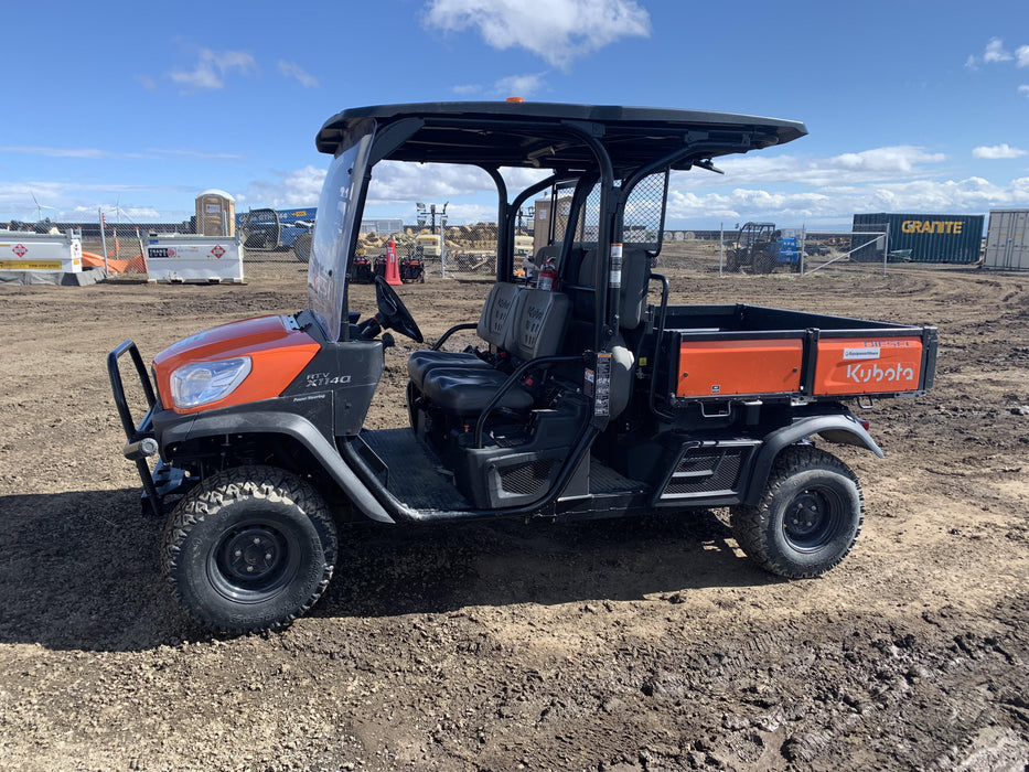 2022 Kubota RTV-X1140W-H Plastic Canopy, Windshield Acrylic Clear, LED Strobe Light, Wire Harness Kit, Back up Alarm