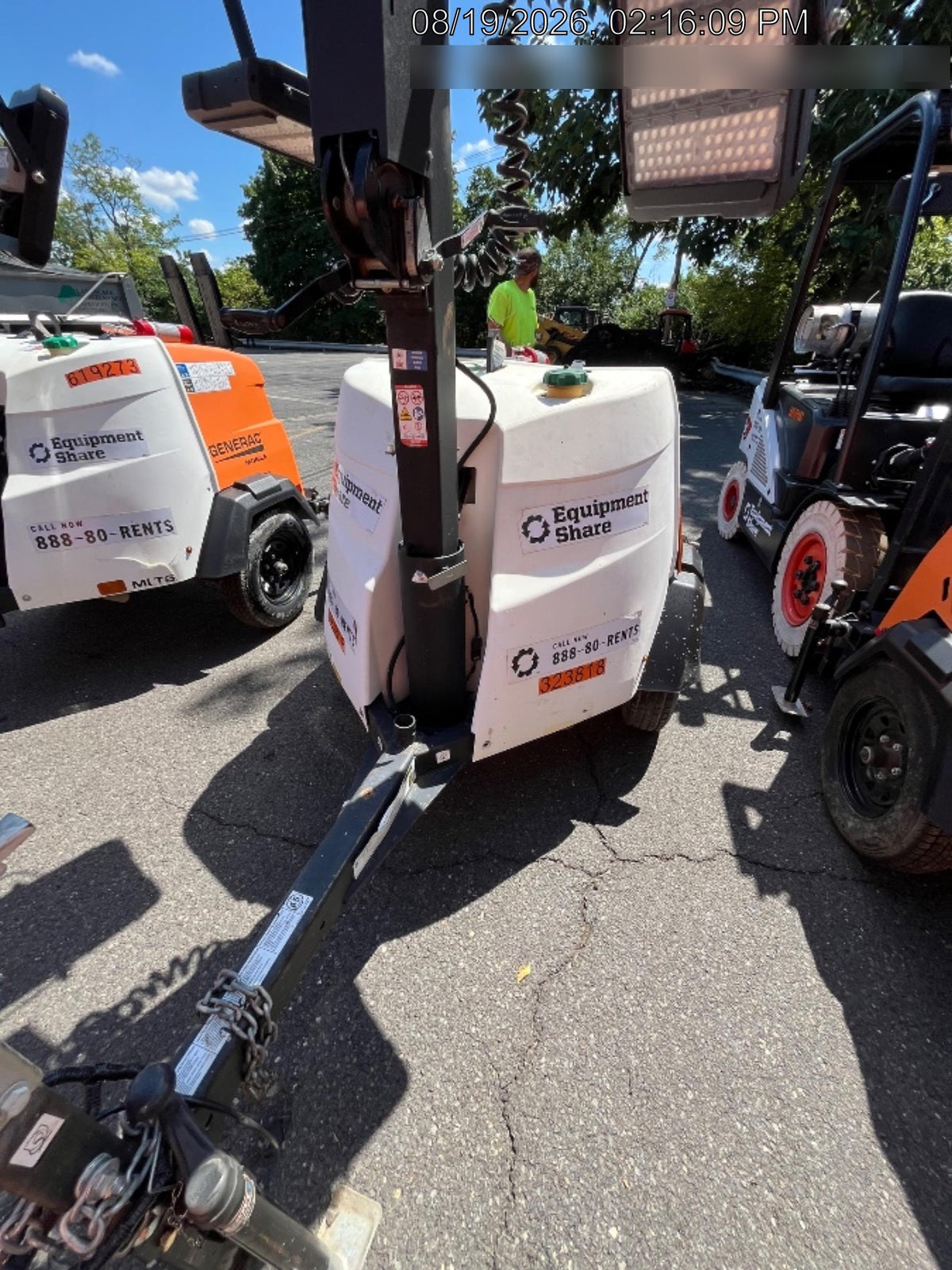 2023 Generac MLT2 Diesel, Flex Switch 120V Input, Powerzone Controller, (4) 320W LED Lights, 4kW Generator, 39.9 Gal Fuel Tank, 2" Ball, T3