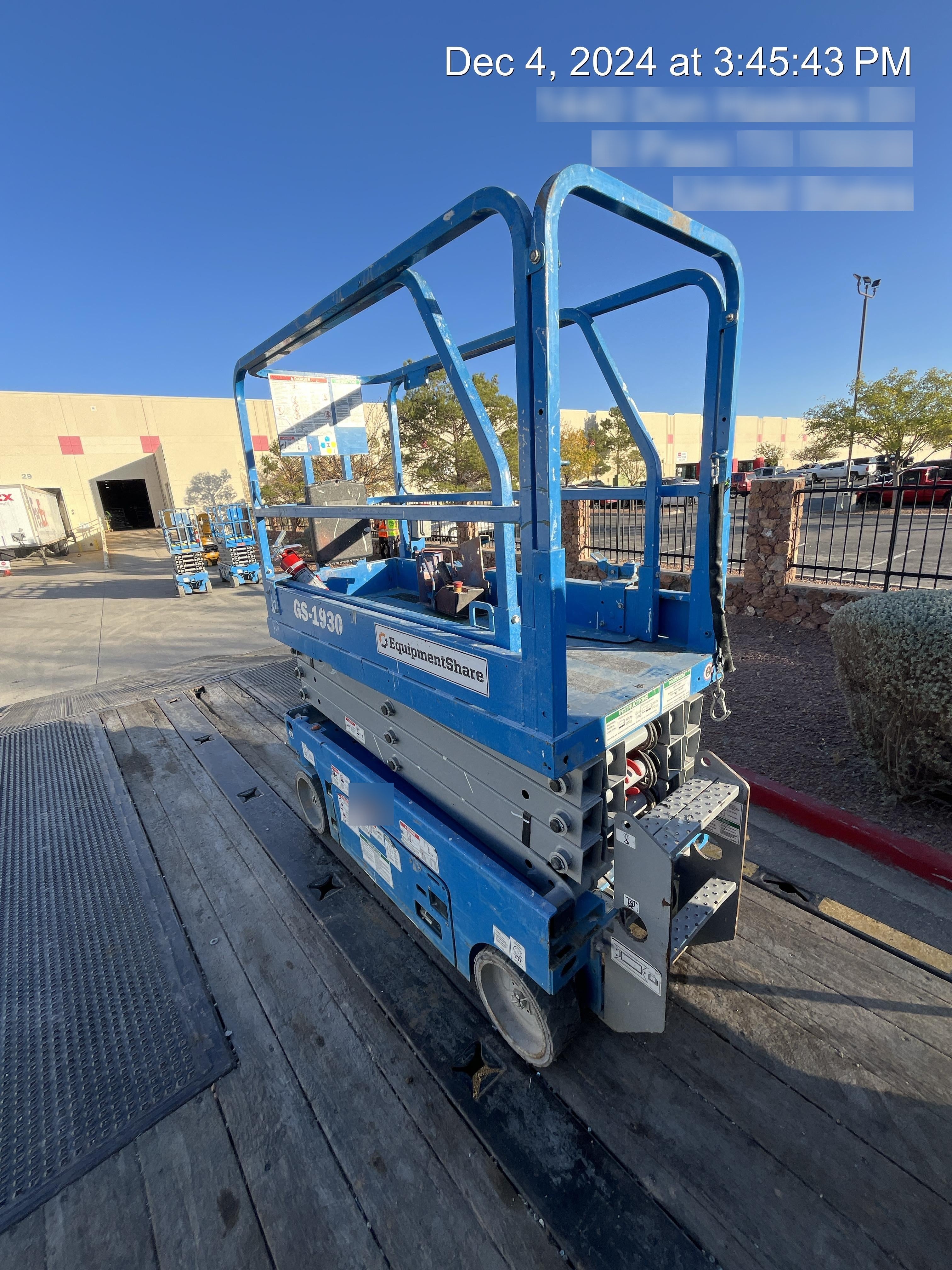 2020 Genie GS-1930 Standard Machine