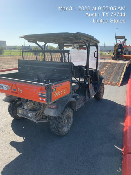 2020 Kubota RTV-X1140WL-A 4WD, LED Strobe, Windshield Acrylic Clear, Plastic Canopy, Wire Harness Kit, Backup Alarm, Bed Liner