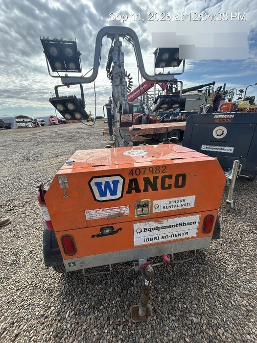 2024 Wanco WLTT-4MM4K Diesel, Deep Sea Controller, Shore Power Plug, Auto Start, (4) 350W LED Floodlights, 4kW Generator, 60 Gal Fuel Tank, 2" Ball, T3