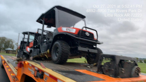 2022 Kubota RTV-X1140W-H Plastic Canopy, Windshield Acrylic Clear, LED Strobe Light, Wire Harness Kit, Back up Alarm