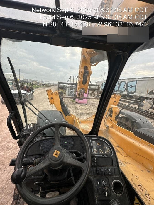 2019 JCB 510-56 74 HP w/CAB/HVAC, Beacon, Worklights, Aux Hydraulics, Solid Tires w/72" Carriage/60" Forks