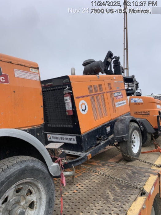 2021 Lincoln Electric Vantage 322 Vantage 322 Ready Pak 3 w/ Telematics & Decals, ORANGE (includes trailer, cable rack, fender light kit)