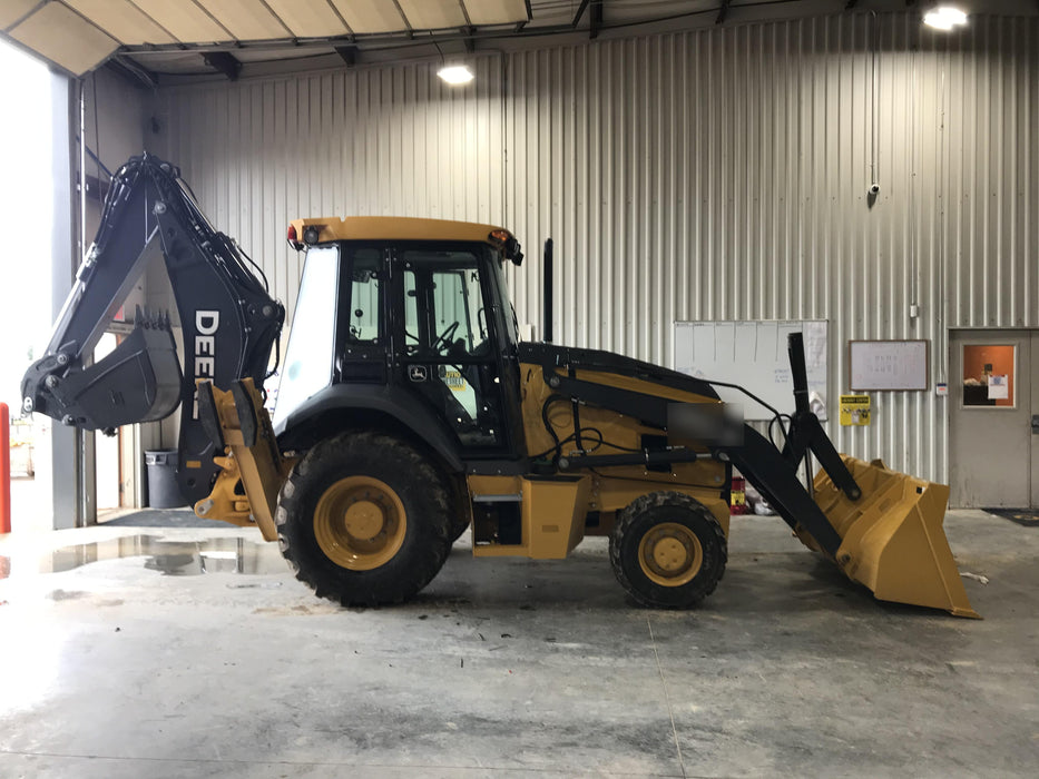 2020 John Deere 310LEP Cab/Heat/Air, 4WD, Standard Stick, Pilot Controls, 2 Way Hydraulics, TAG Manual QC