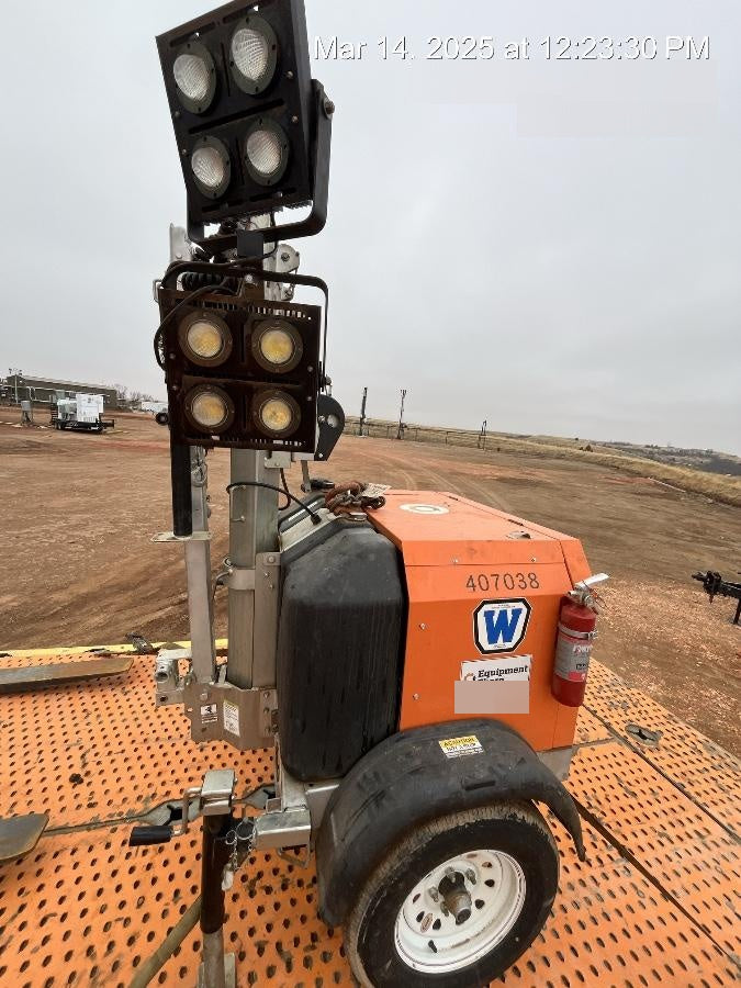 2024 Wanco WLTT-4MM4K Diesel, Deep Sea Controller, Shore Power Plug, Auto Start, (4) 350W LED Floodlights, 4kW Generator, 60 Gal Fuel Tank, 2" Ball, T3