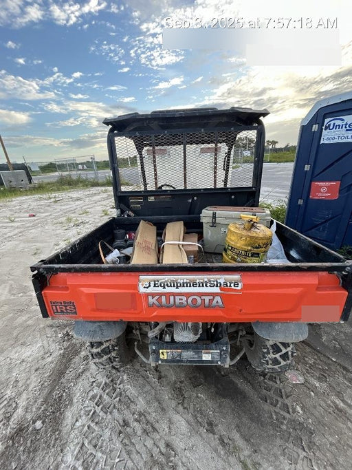 2019 Kubota RTV-X900 4wd Utility Cart, LED Strobe, Windshield Tempered Glass, Plastic Canopy, Backup Alarm