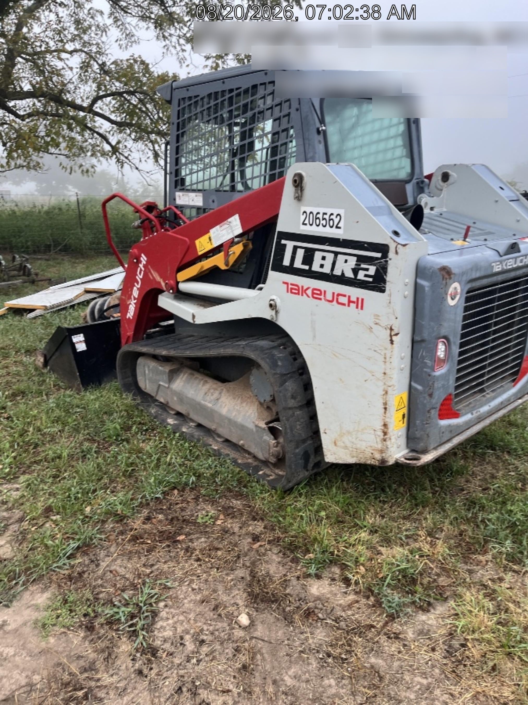 2022 TAKEUCHI TL8R2-CR