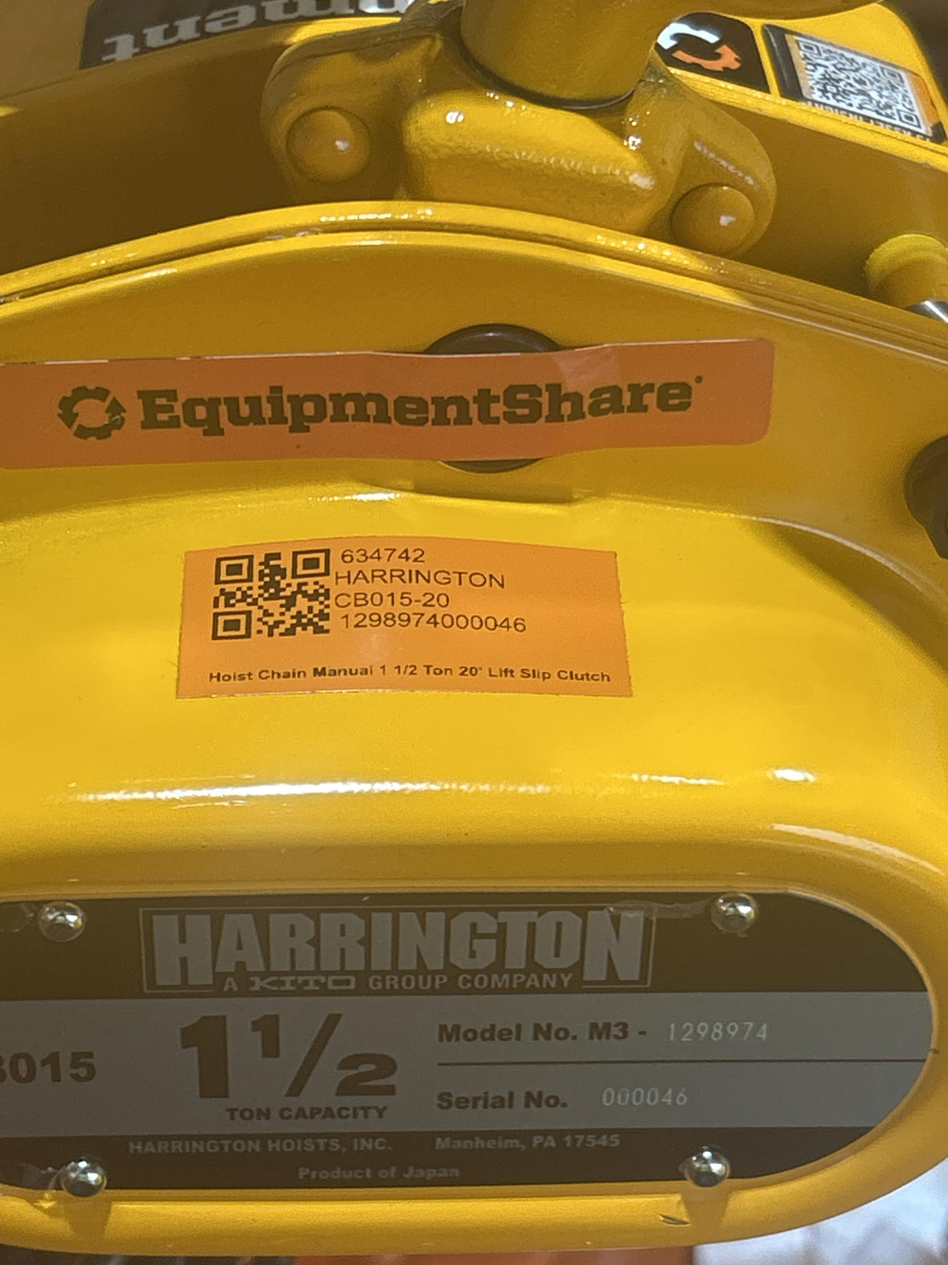 2026 HARRINGTON CB015-20