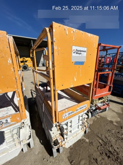 Custom Equipment HB-1430 <ul>
 <li>Hy-Brid Scissor Lift</li>
  <li>Platform capacity up to 670 lbs.</li>
  <li>Working height up to 20 ft</li>
  <li>Weighs under 1,700 lbs.</li>
  <li>Non-marking wheels </li>
</ul>