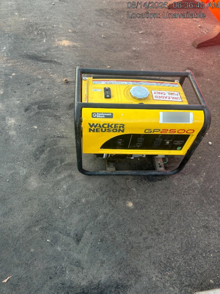 2019 WACKER NEUSON GP2500A