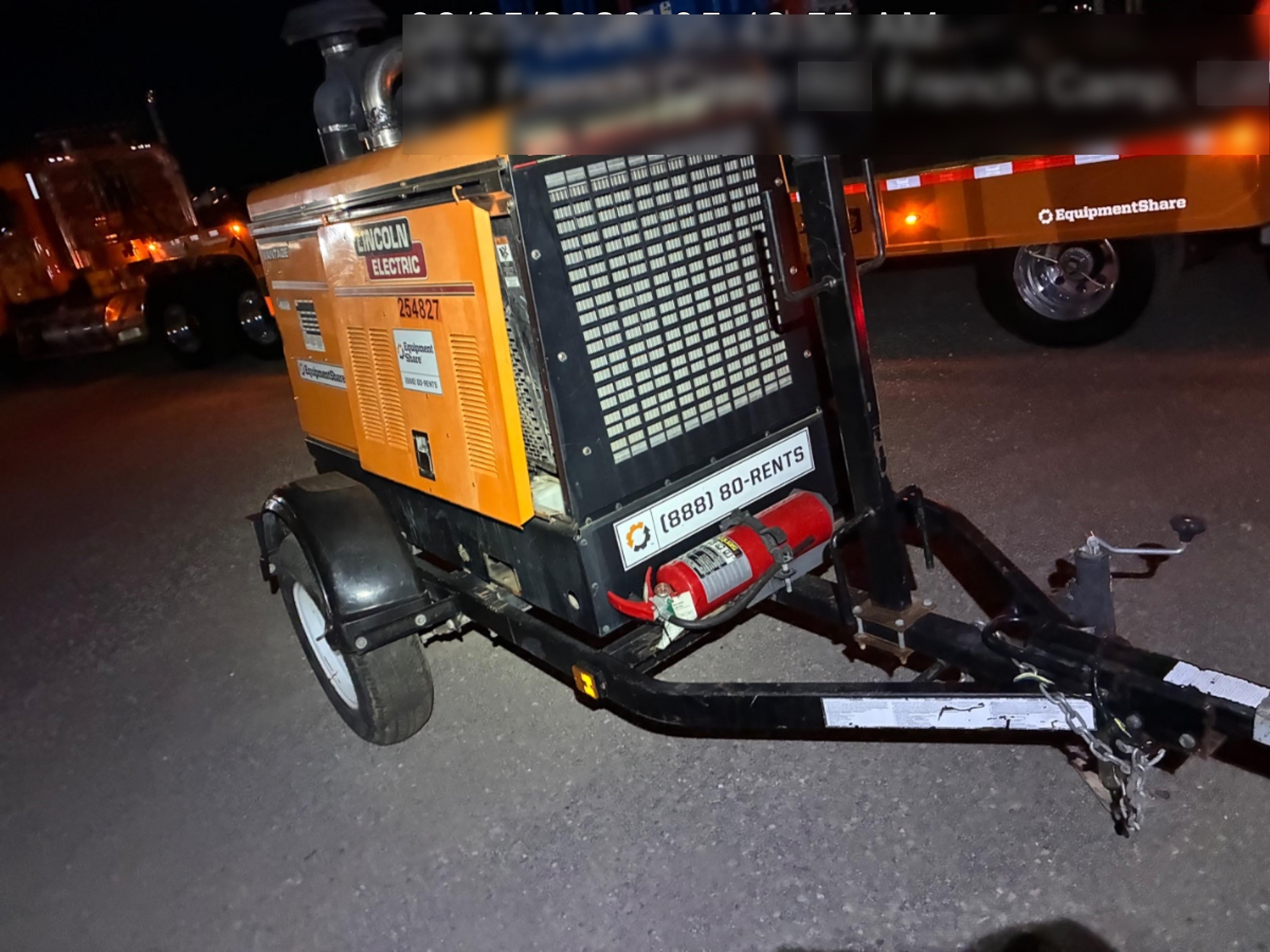 2022 Lincoln Electric Vantage 549X Crosslink Technology, Trailer Mounted, ES Decals, T3