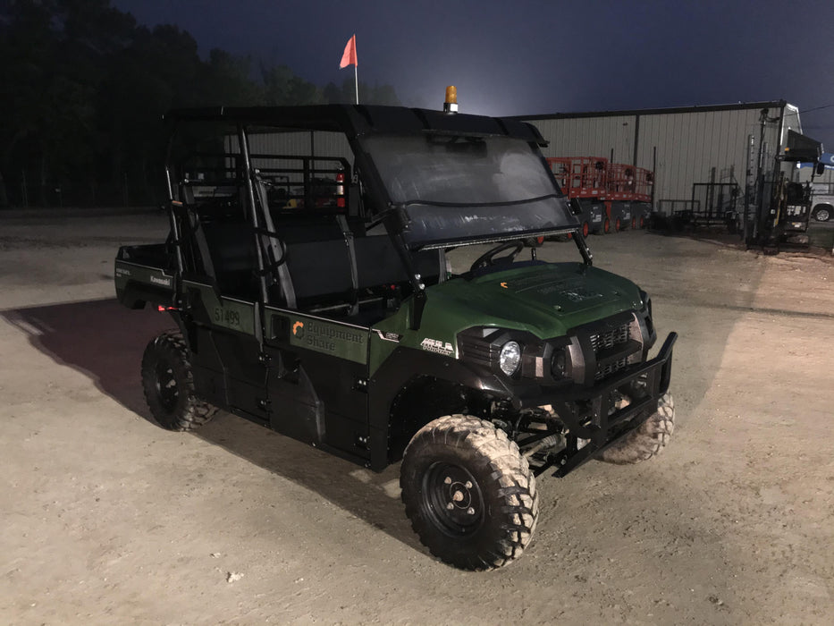 2019 Kawasaki Mule PRO-DXT Standard Options, Backup Alarm, Beacon, Plastic Hard Top, Poly Windshield, Horn Kit