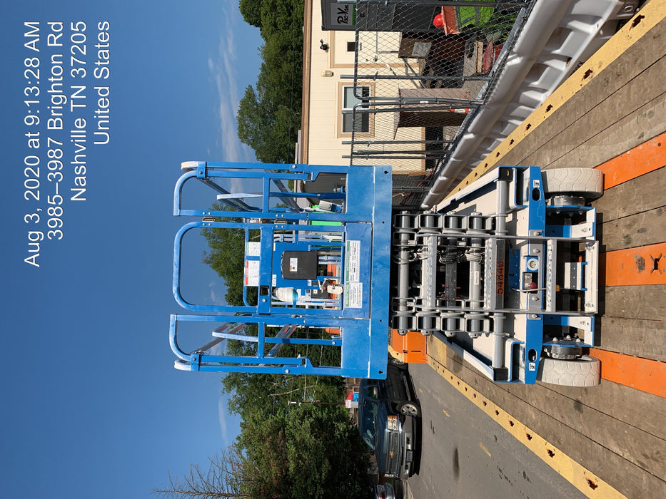 2019 Genie GS-3246 Folding rails with full height swing gate