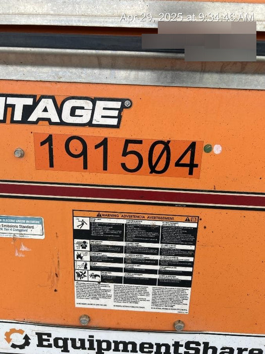 2021 Lincoln Electric Vantage 549X Ready Pak 3, ORANGE (includes trailer, cable rack, fender light kit)