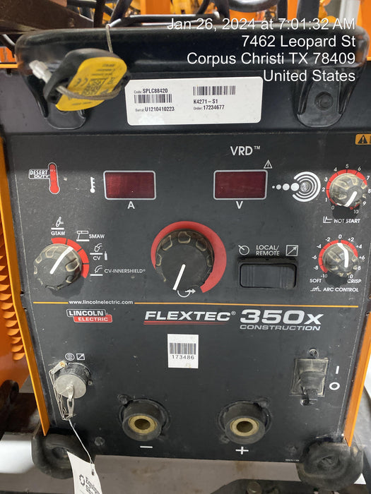 2021 LINCOLN ELECTRIC FLEXTEC 350X