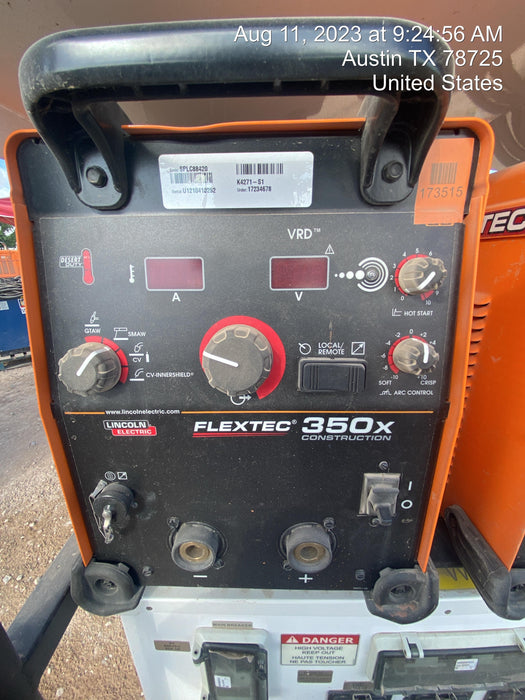 2021 LINCOLN ELECTRIC FLEXTEC 350X