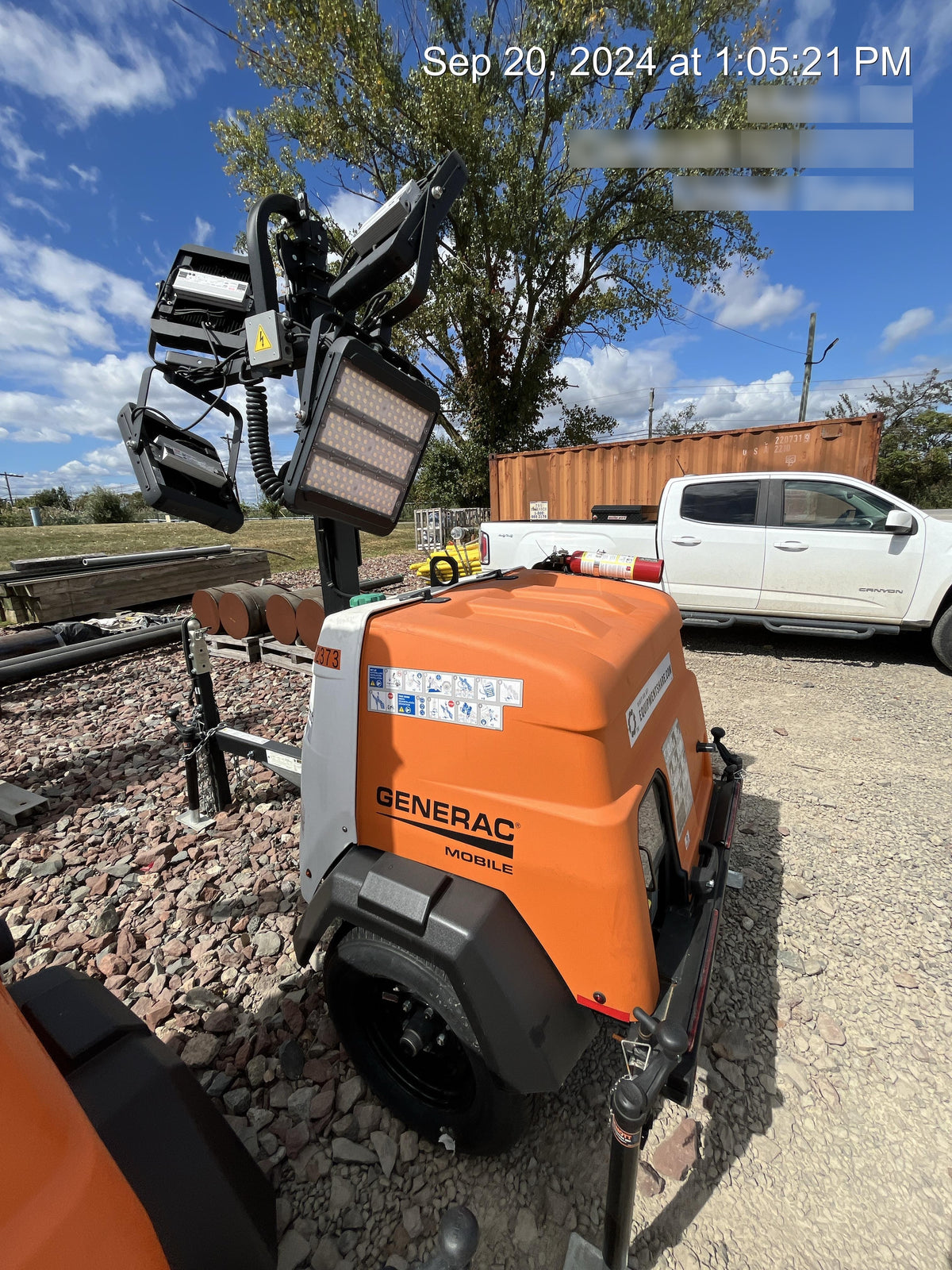 2023 Generac MLT2 Diesel, Flex Switch 120V Input, Powerzone Controller, 
(4) 320W LED Lights, 4kW Generator, 39.9 Gal Fuel Tank, 2" Ball, T3