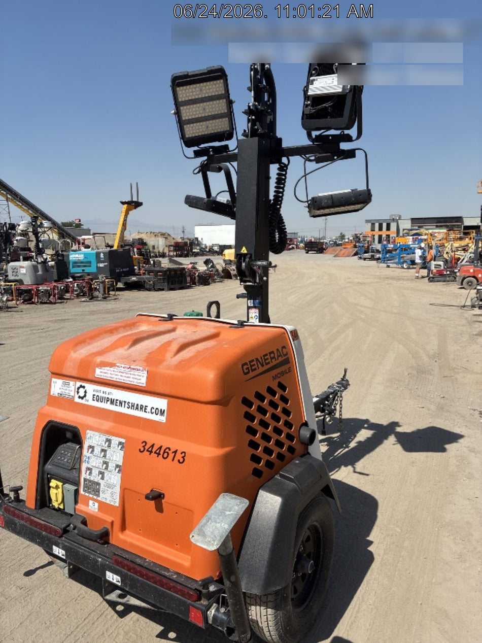 2023 Generac MLT2 Diesel, Flex Switch 120V Input, Powerzone Controller, (4) 320W LED Lights, 4kW Generator, 39.9 Gal Fuel Tank, 2" Ball, T3