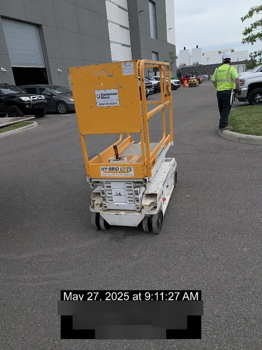Custom Equipment HB-1430 Hy-Brid Scissor Lift
Platform capacity up to 670 lbs
Working height up to 20 ft
Weighs under 1,700 lbs
Non-marking wheels