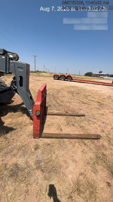 2018 Skyjack SJ1056 TH Skyjack 1056 TH Telehandler w/Open ROPS, Work Lights/Beacon, Solid Tires, 60" Carriage and Forks