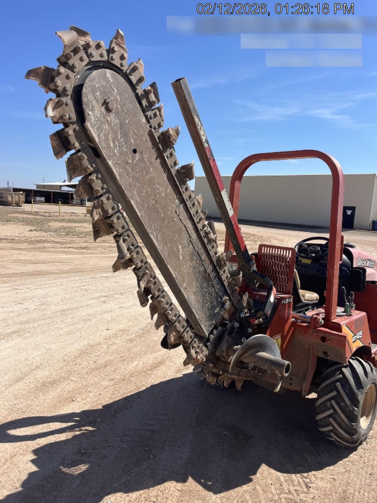 2017 DITCH WITCH RT45A