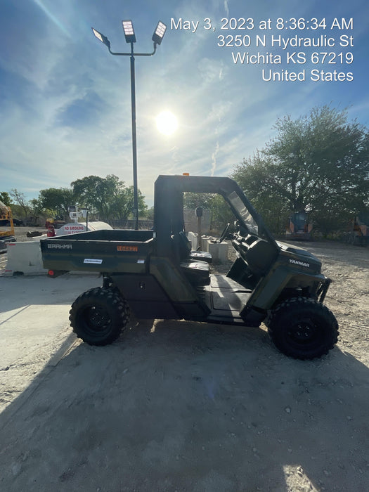 2021 Yanmar YU1000 Canopy, Steel Wheel, Poly WindShield, Beacon, Backup Alarm