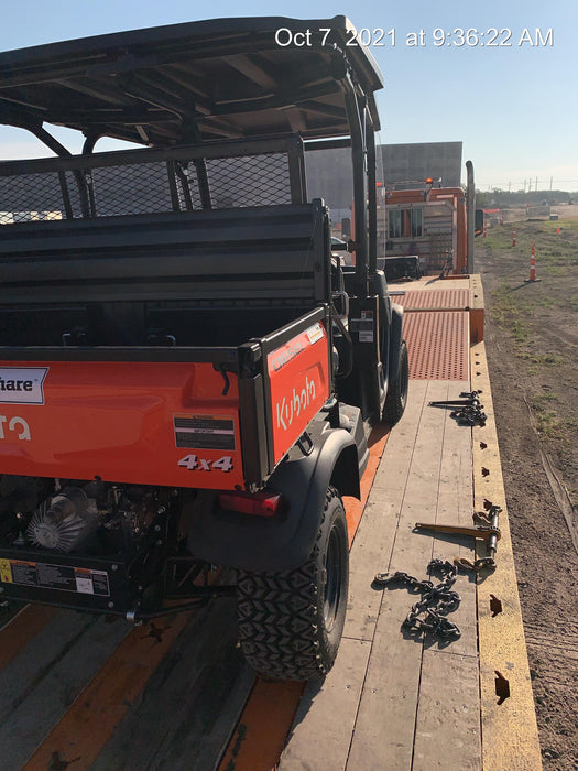 2022 Kubota RTV-X1140W-H Plastic Canopy, Windshield Acrylic Clear, LED Strobe Light, Wire Harness Kit, Back up Alarm
