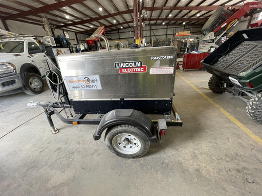 2018 Lincoln Electric Vantage 322 Lincoln Vantage 322 Welder Ready Pak 3 - Vantage 322, Trailer, Fender and light kit, Cable rack