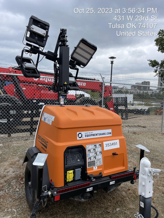 2023 Generac MLT2 Diesel, Flex Switch 120V Input, Powerzone Controller, (4) 320W LED Lights, 4kW Generator, 39.9 Gal Fuel Tank, 2" Ball, T3