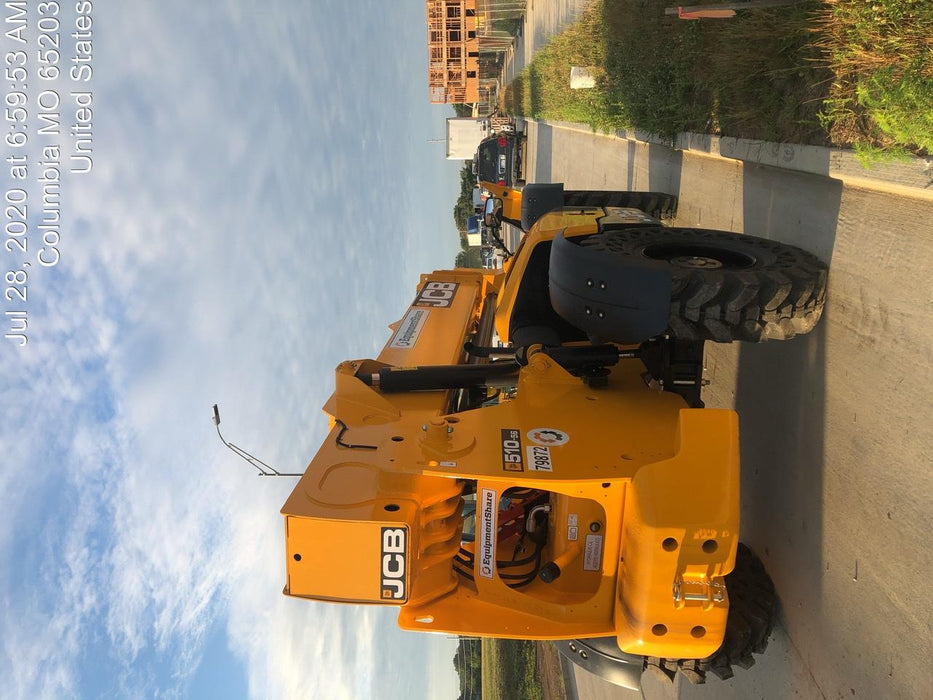 2020 JCB 510-56 Cab/Heat/Air, Solid Tires, Work Lights, Beacon, Aux Hydraulics, Back up Alarm, Lifting Eye, ES Decals