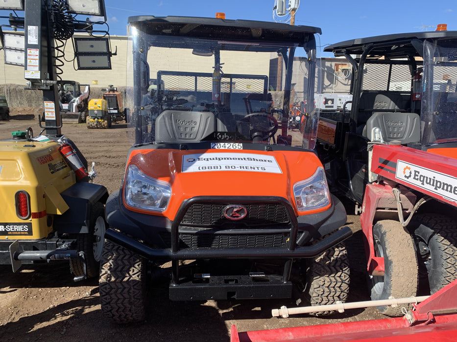 2022 Kubota RTV-X1140W-H Plastic Canopy, Windshield Acrylic Clear, LED Strobe Light, Wire Harness Kit, Back up Alarm