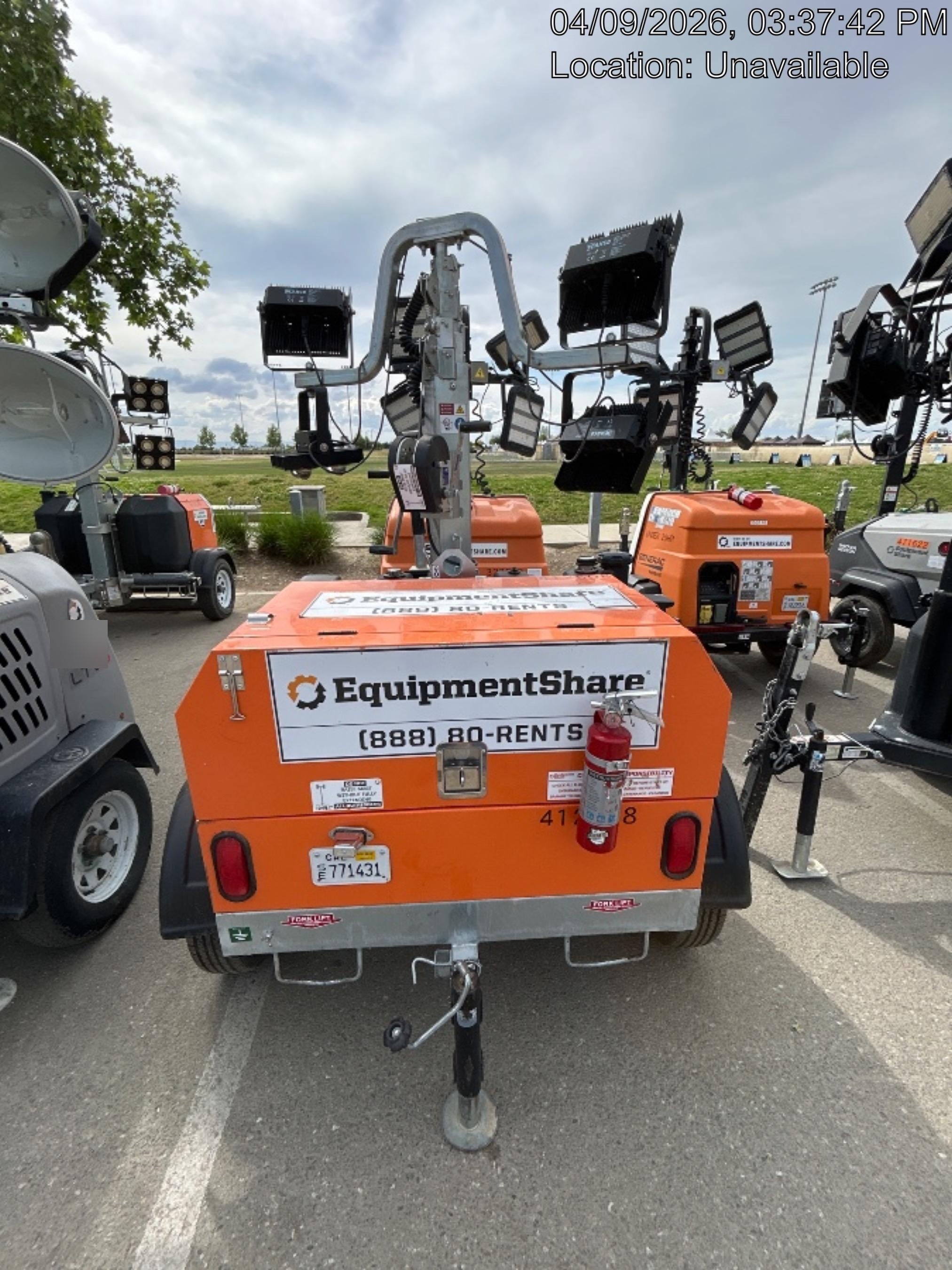 2024 Wanco WLTT-4MM4K Diesel, Deep Sea Controller, Shore Power Plug, Auto Start, (4) 350W LED Floodlights, 4kW Generator, 60 Gal Fuel Tank, 2" Ball, T3