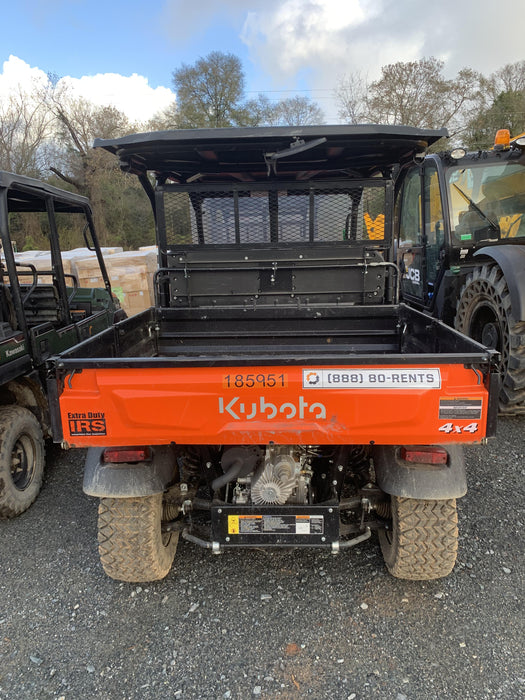 2021 Kubota RTV-X1140W-H Plastic Canopy, Windshield Acrylic Clear, LED Strobe Light, Wire Harness Kit, Back up Alarm