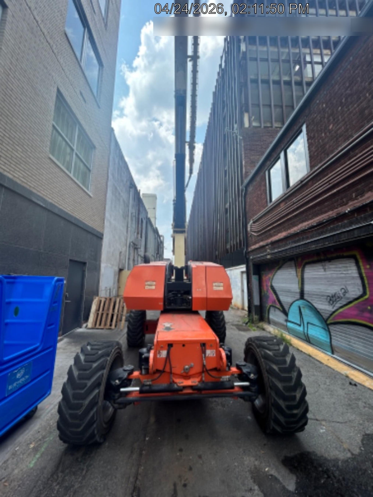 2020 JLG 860SJ Deutz Diesel Engine, FF Tires, Rotating Beacon, Panel Cradle Package