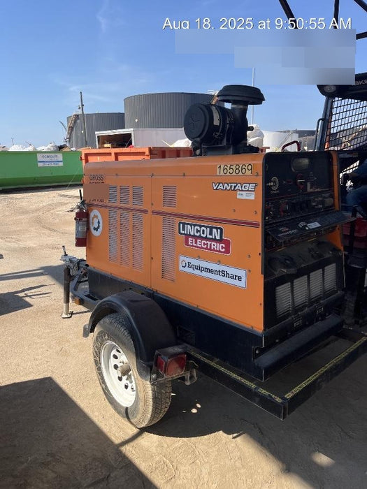 2021 Lincoln Electric Vantage 549X Ready Pak 3, ORANGE (includes trailer, cable rack, fender light kit)