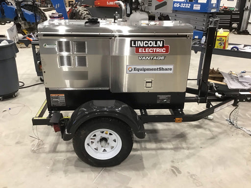 2018 Lincoln Electric Vantage 322 Lincoln Vantage 322 Welder Ready Pak 3 - Vantage 322, Trailer, Fender and light kit, Cable rack