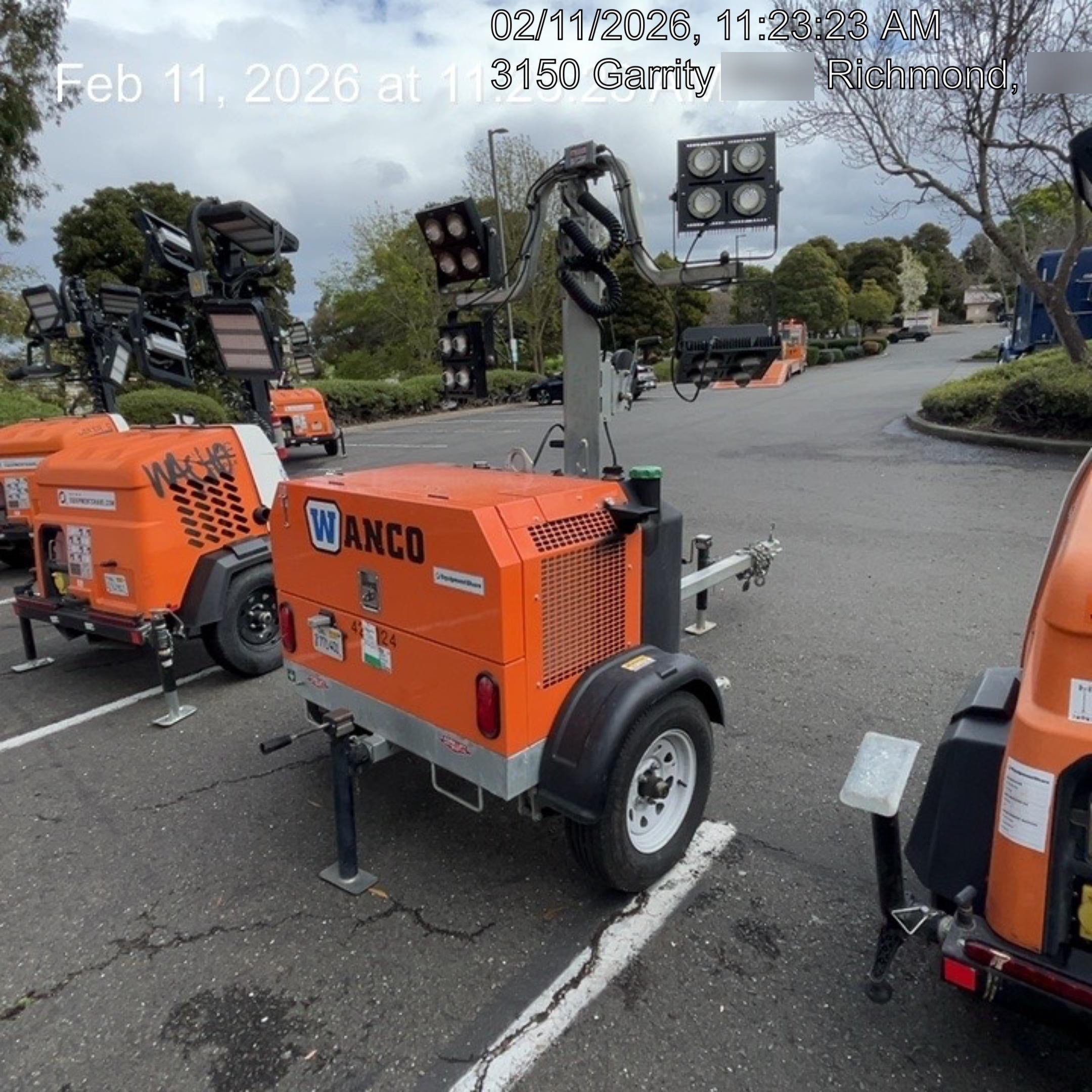 2024 Wanco WLTT-4MM4K Diesel, Deep Sea Controller, Shore Power Plug, Auto Start, (4) 350W LED Floodlights, 4kW Generator, 60 Gal Fuel Tank, 2" Ball, T3