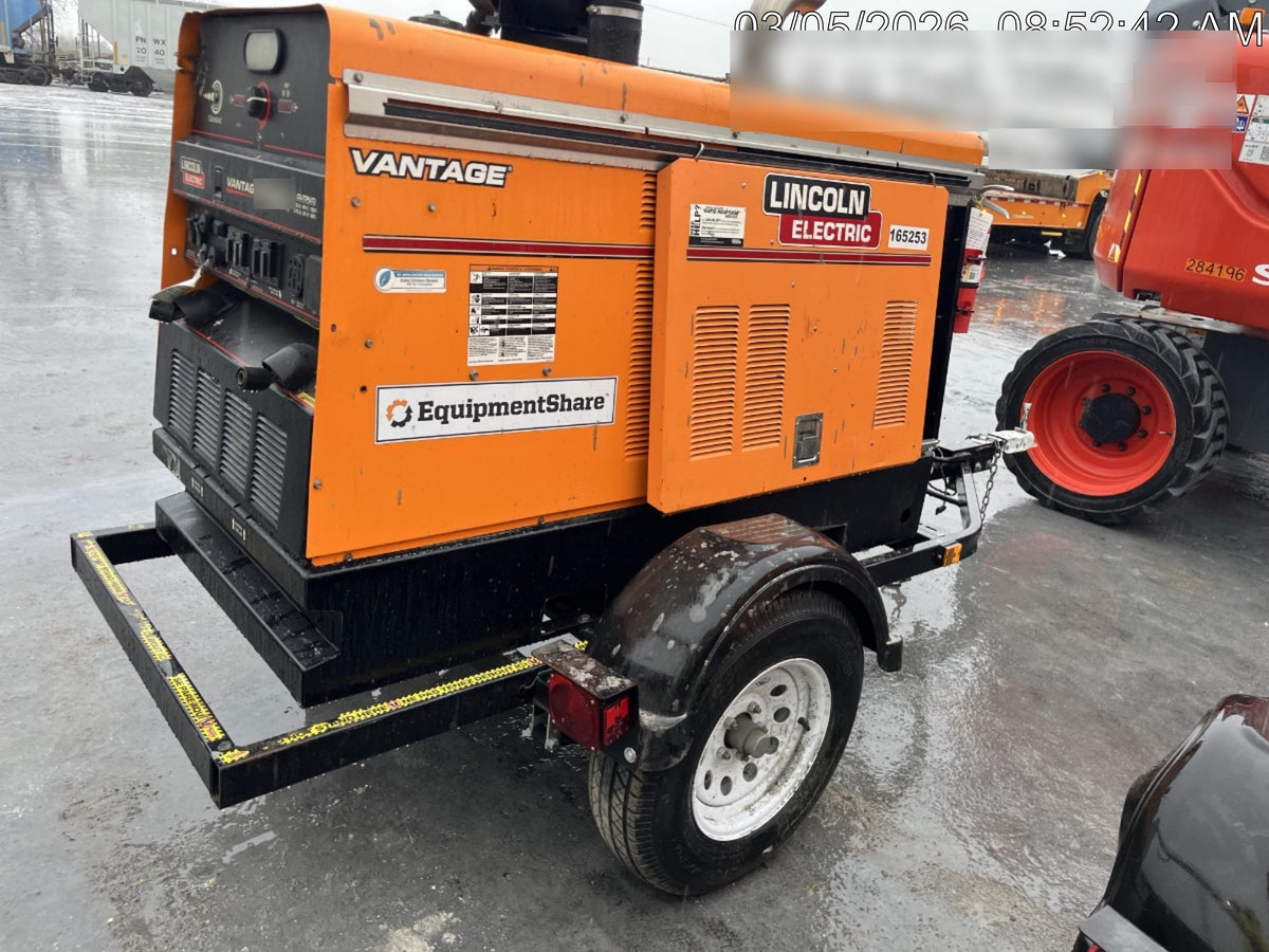 2021 Lincoln Electric Vantage 549X Ready Pak 3, ORANGE (includes trailer, cable rack, fender light kit)