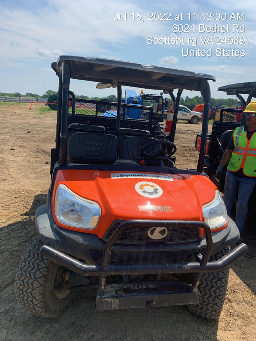 2021 Kubota RTV-X1140W-H Plastic Canopy, Windshield Acrylic Clear, LED Strobe Light, Wire Harness Kit, Back up Alarm