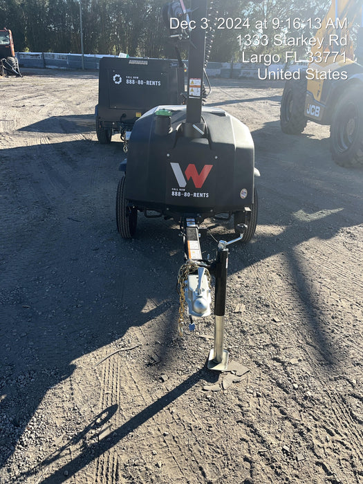 2024 Wacker Neuson LTT4 Diesel, Kohler KDW702, Deep Sea Controller, Auto Start, LED 320W, Bypass Outlet, T3